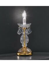 Lampe de Chevet Chambre Ombragé en Cristal Classique Or