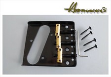 Telecaster Vintage Telecaster Bridge, Cendrier, Noir Mat, 54Mm Espacement De Vis