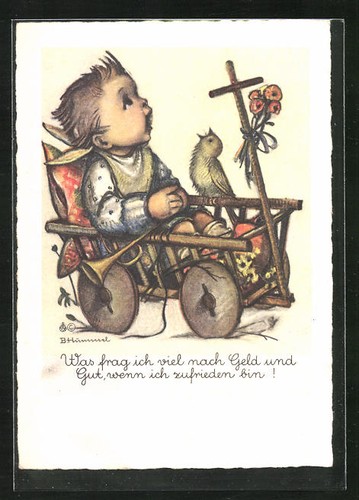 Carte postale artiste - carte,