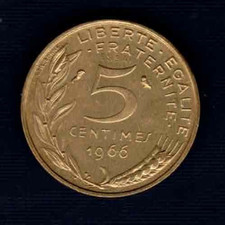 5 Centimes Marianne - ESSAI 1966