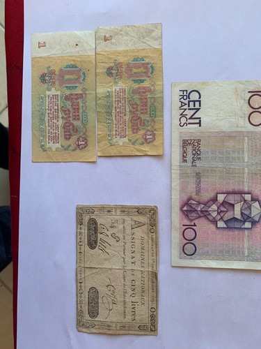 Billet belge honderd frank - billet,