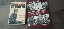 JEAN MABIRE  LES PARAS DU JOUR J  1990   + LES JEUNES FAUVES DU FUHRER  1976