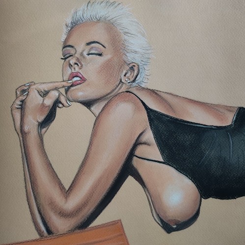 Dessin original sexy - , modèle