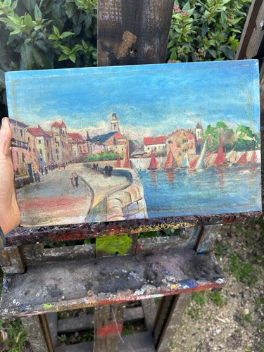 Tableau huile sur - huile, vue