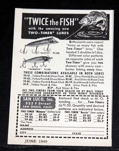 1949 old magazine print - 1949, ad