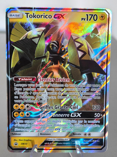 Carte pokémon tokorico - pokémon, gx