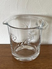 Superbe seau à glace en Cristal D'arques Modèle Fleury Épi / TBE