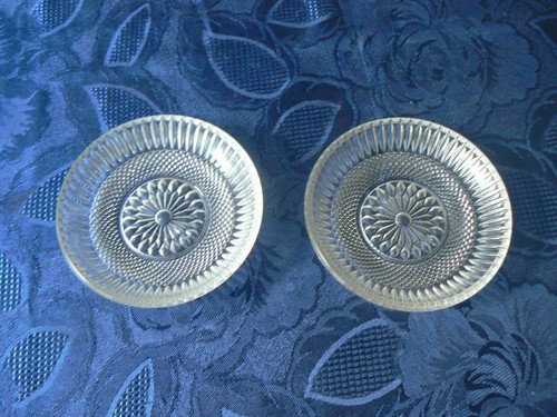 Anciennes soucoupes cristal - 2,
