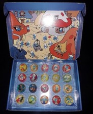 Coffret valise complet 20 balles rebondissantes schtroumpf Collector cora match 