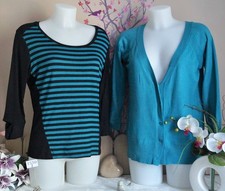 Lot vêtements occasion femme : Gilet, Pull " Patrice Bréal " - T : 42 / 3 *