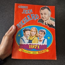 Programme Cirque  Jean RICHARD   1971 28 pages 21 cm x 27 cm cirque zoo