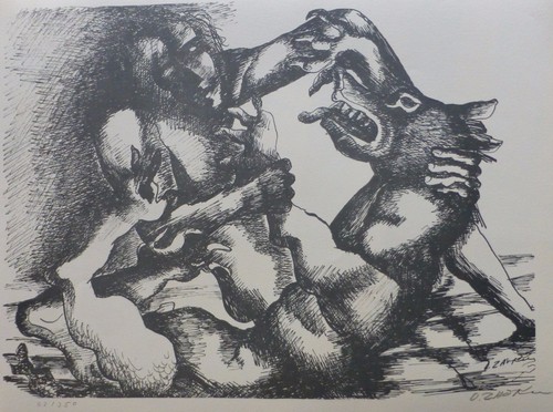 Ossip zadkine sanglier de - le,