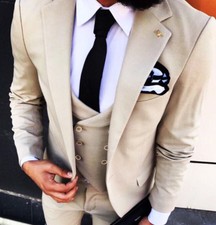 Costume D'Affaires Crème