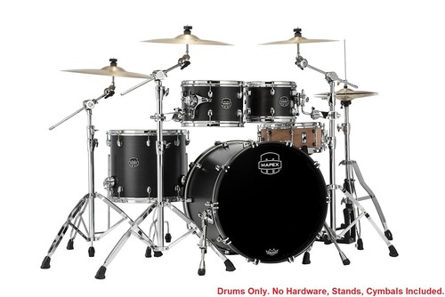 Mapex saturn satin black - black, rock