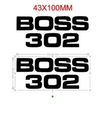 2 STICKERS   boss 302 ,  PONY