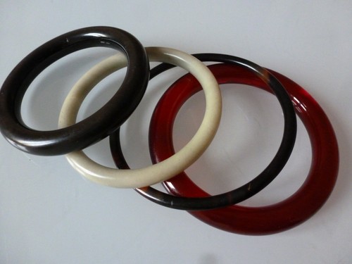 Lot bracelets jade - de,