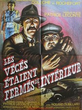 LES VECES ETAIENT FERMES DE L'INTERIEUR Affiche Cinéma 80x60 cm Poster COLUCHE