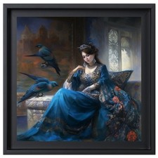 🎨 Tableau Original Tullasky – Acrylique sur toile – 30x30 cm – Œuvre unique ✨