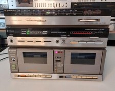 Hitachi MD1 Chaîne Audio Tuner Amplificateur Lecteur cassette Fonctionnelle