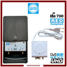 WISI VM 7352 Préamplificateur et Alimentation LTE 700 MHz Gain 34 dB Réglable