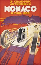 Affiche vintage du Grand Prix