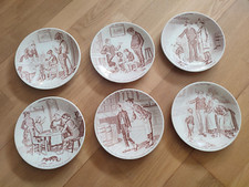 ASSIETTE FAÏENCE DE SARREGUEMINES DIGOIN LES VOCATIONS avocat, peintre...