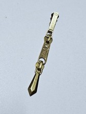 Rare vintage CHRISTIAN DIOR boucles d'oreilles pendantes à fermeture éclair 1/2