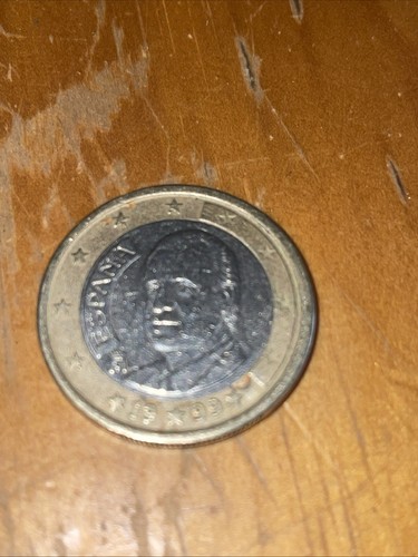 Pièce euro rare espagnole - 1,