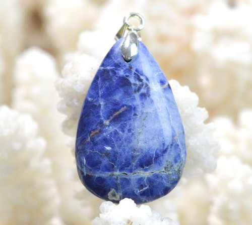 Sodalite carats pendentif - sodalite,