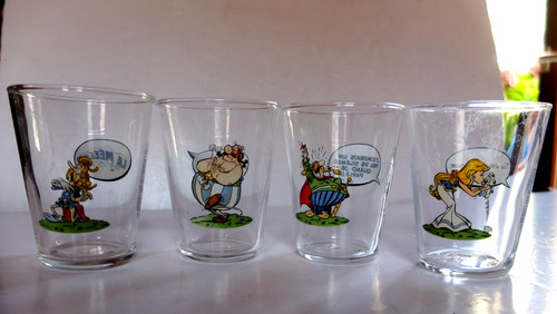 Verre asterix obelix - verre,