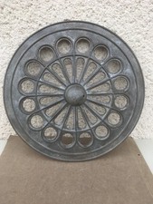 Ancien couvercle de poêle / En fonte ajourée / Déco / A détourner / Accessoire
