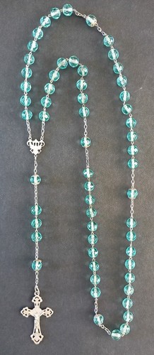 Chapelet avec perles verre - avec,