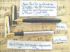 STYLO PLUME MICHEL OKS Sobriété du NOIR