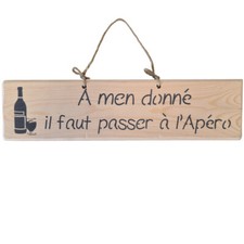 Plaque décorative en bois A