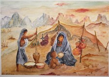 Tableau aquarelle souvenir - /, "souvenir