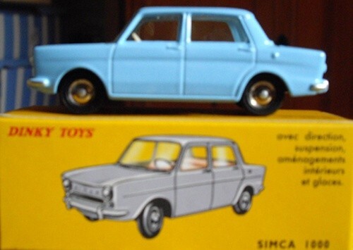 Simca 1000 bleu clair - 1000,