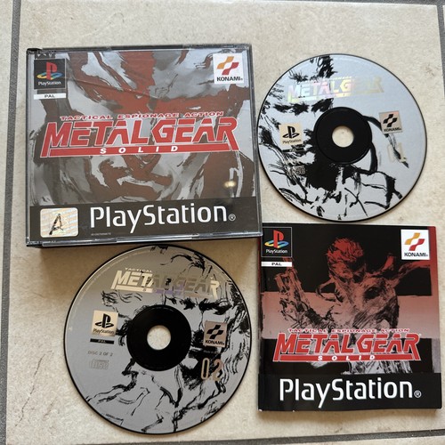 Jeu ps1 metal gear solid - metal,