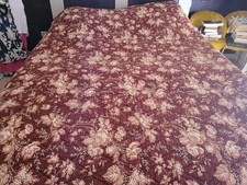 Boutis Ancien Fleurs Couverture Piquée reversible