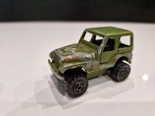 Voiture Militaire Jeep CJ Squad Force Majorette 1/54