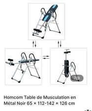 Table d'inversion de musculation pliable Comme neuve, très peu servi