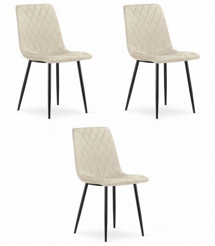Fauteuil turin velours beige - turin,