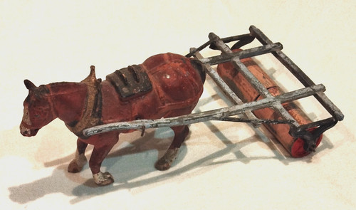 Cheval rouleaux ferme - rouleaux,