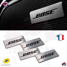 logo aluminium BOSE autocollant sticker X 4