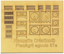 Plaques d'égouts echelle pour