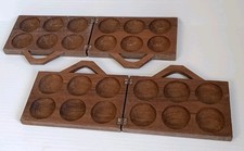 Lot 2 jeu Awalé en bois sans bille