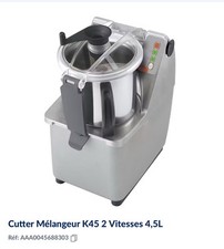 Cutter Mélangeur K45 2 Vitesses 4,5L