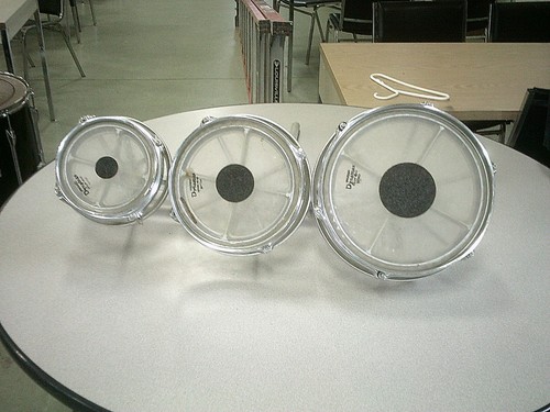 Set three roto toms for - roto,