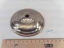 Coupelle cache douille en laiton chromé H: 23 mm Ø 99 mm trou de 10,5 mm (DD57)