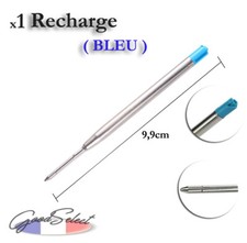 Recharge bleue 9cm stylo - recharge,