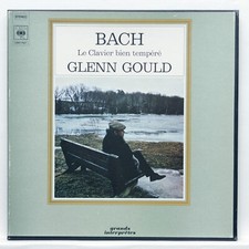 GLENN GOULD ⸺ JS BACH the well-tempered clavier ⸺ CBS 4xLPs box NM
